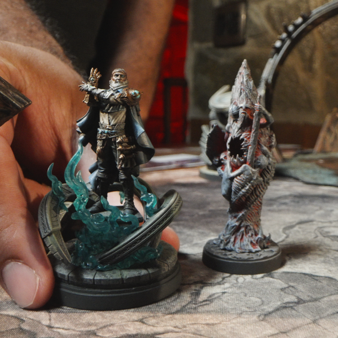 Conclave of the Spheres gameplay scene with painted miniatures