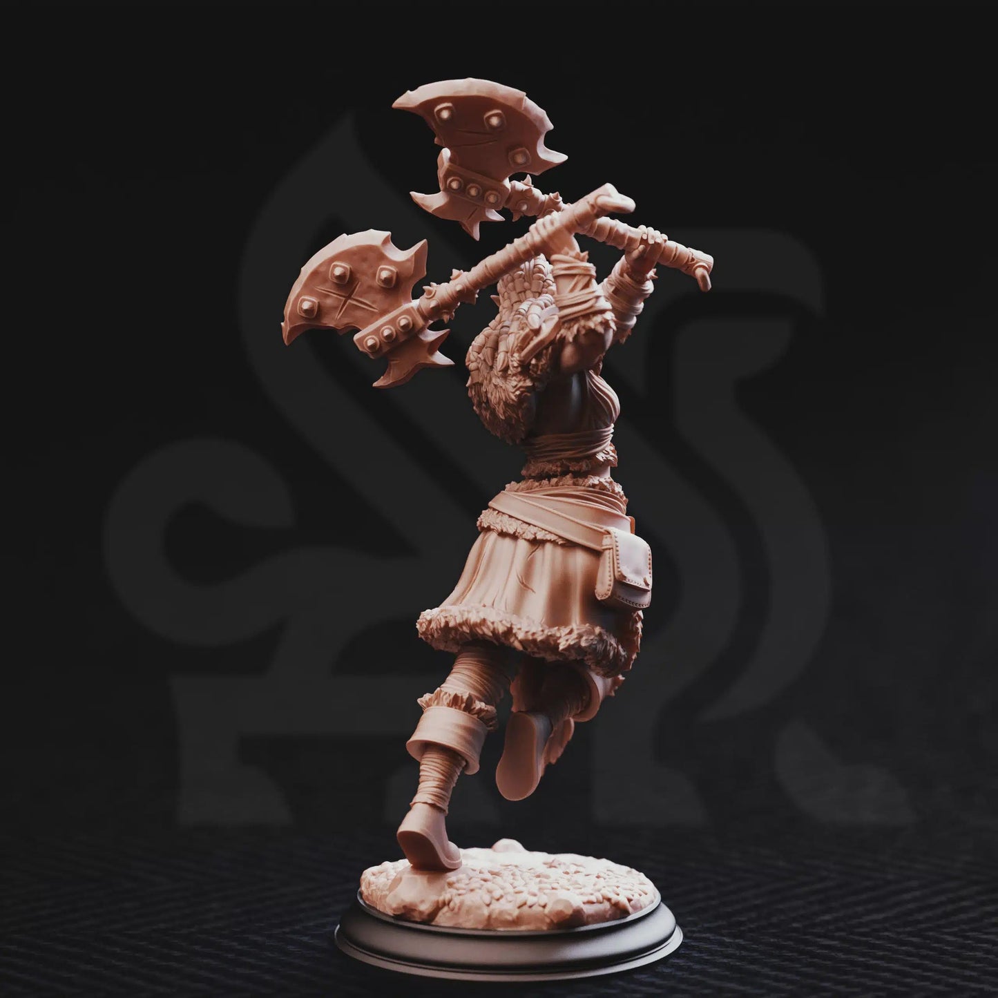 Tekrana of the Bloodfangs – Half-Orc Barbarian