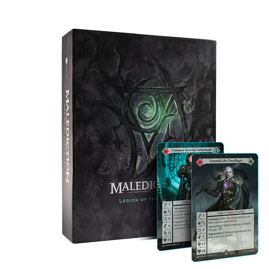 Legion of the Fallen faction box for Malediction card game