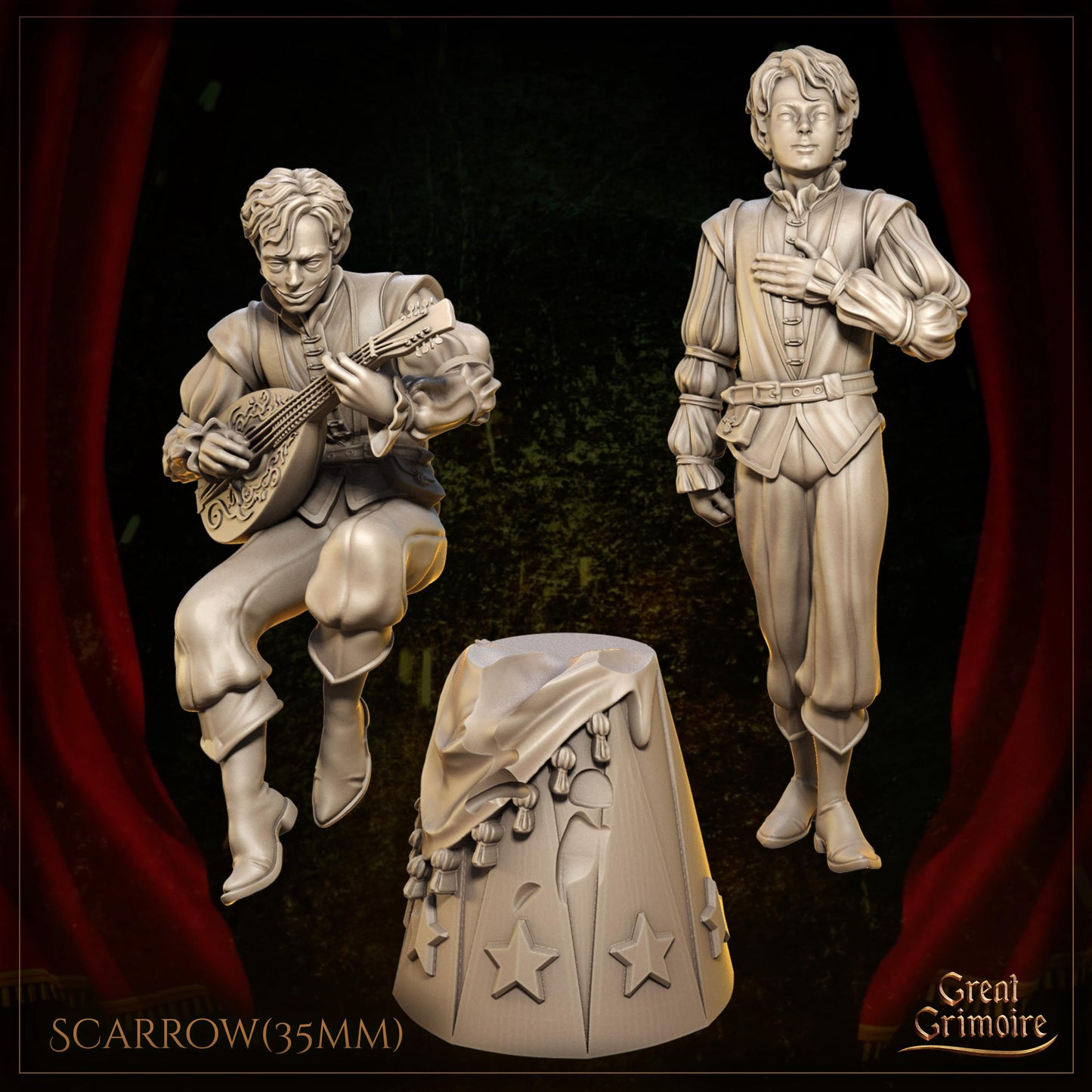 Scarrow, ever-smiling outcast