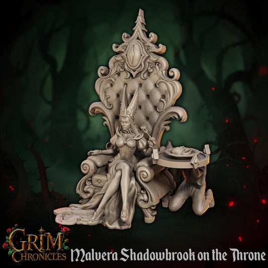Malvera Shadowbrook on the Throne