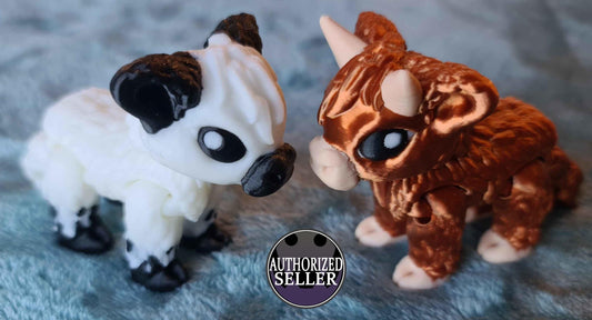 Articulated Highland Cow