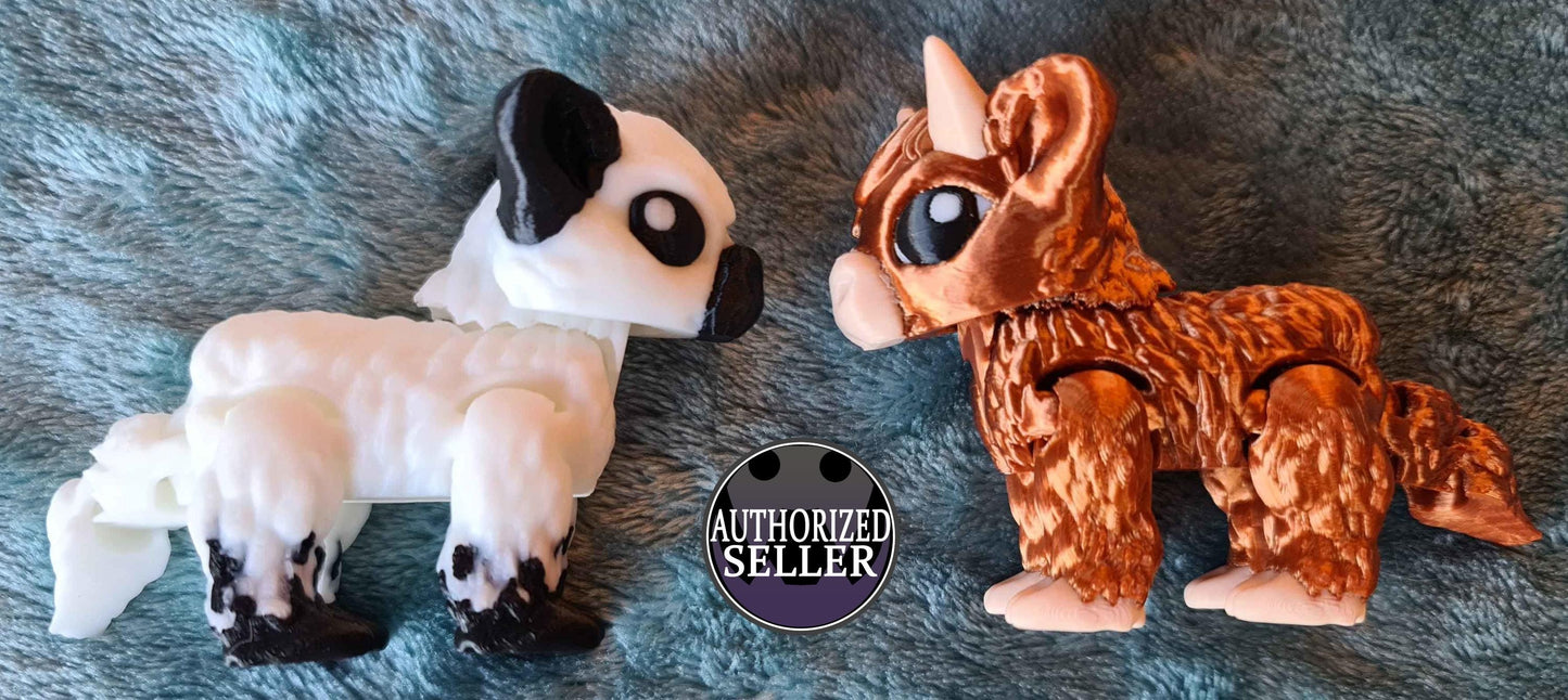 Articulated Highland Cow