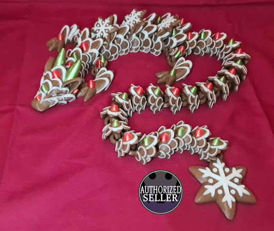 Articulated Gingerbread Dragon