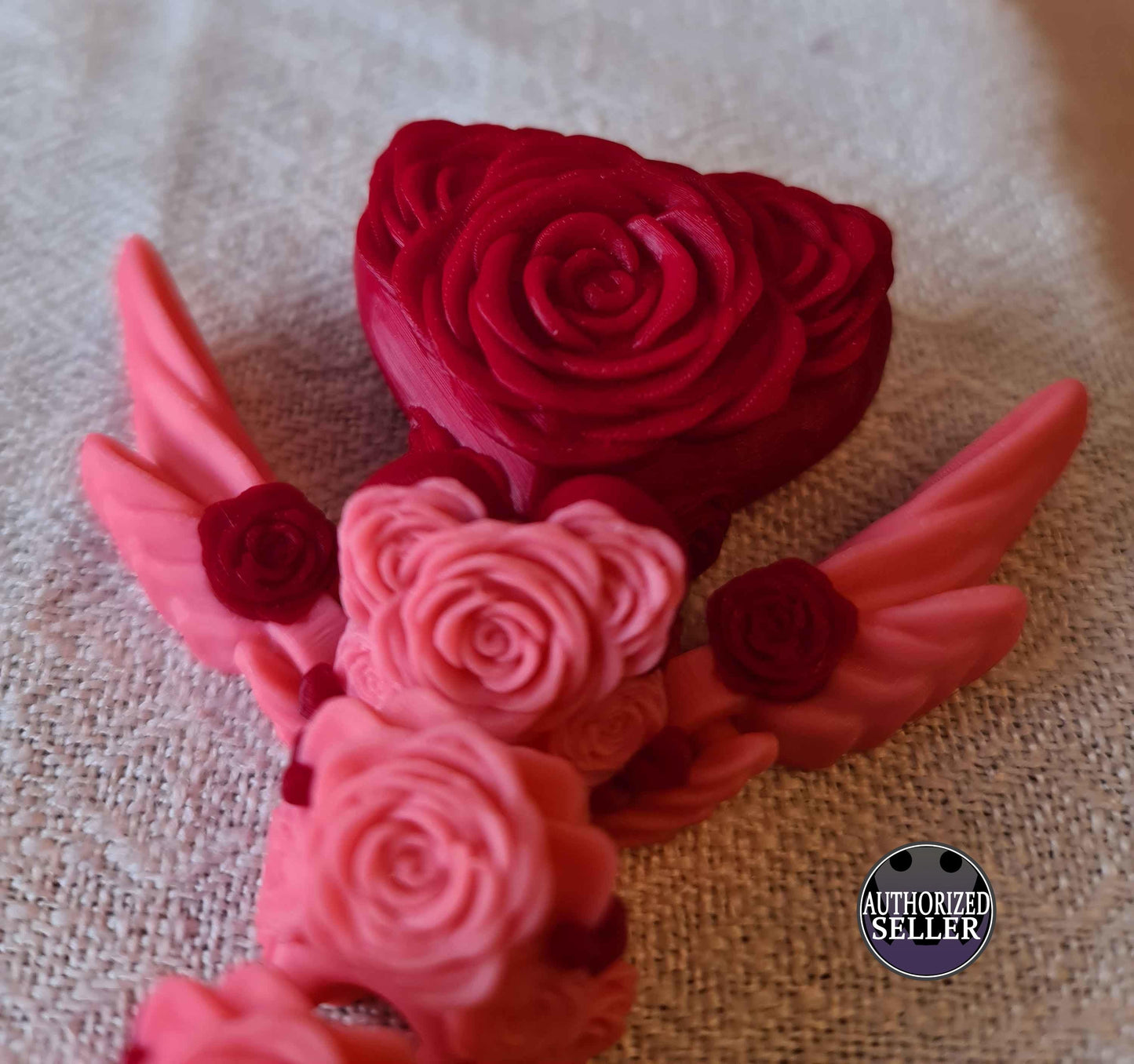 Articulated Rose Heart Dragon