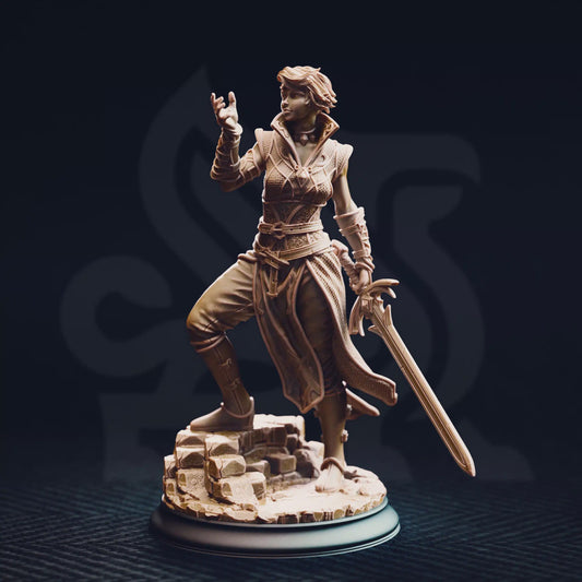 Karisia of Timberly – Half-Elf Hexblade