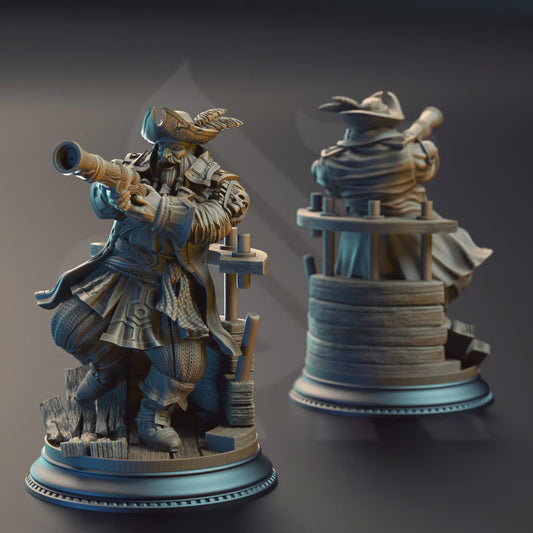 Baradin Blackbeard – Captain of the Gilded Seahorse