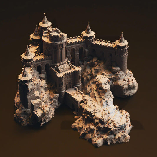 Dragonmaw Keep – Mountain Keep Terrain Set