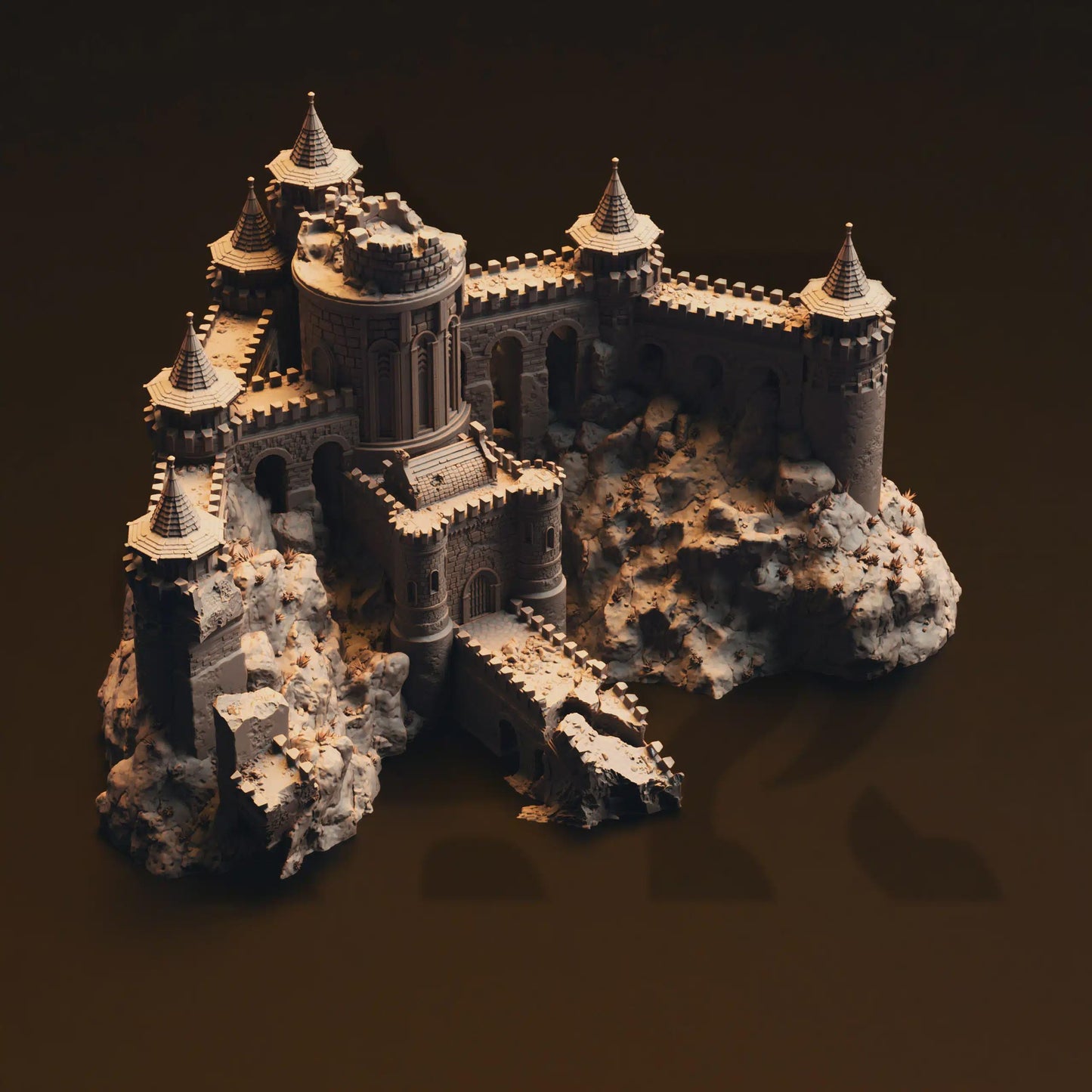 Dragonmaw Keep – Mountain Keep Terrain Set