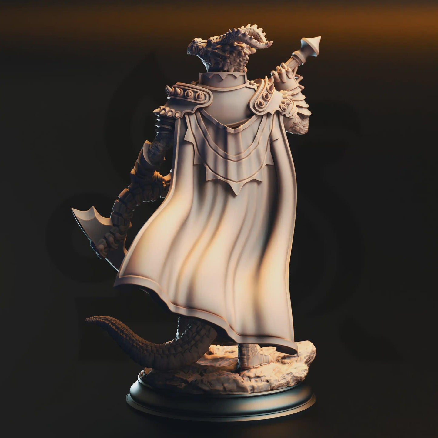 Ilvias the Reaper – Silver Dragonkin Warlock