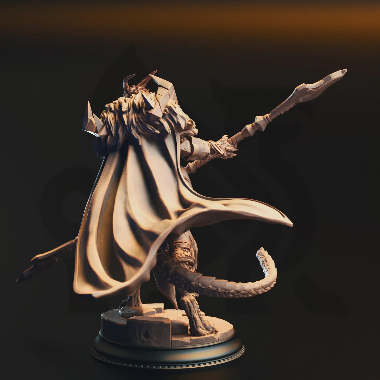 Apokris the Resolute – Silver Dragonkin Paladin