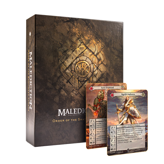 Order of the Shattered Throne faction box for Malediction game